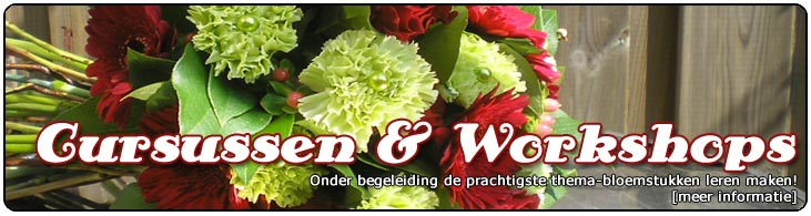 Workshops en Cursussen volgen bij Bloemsierkunst Yana Groningen