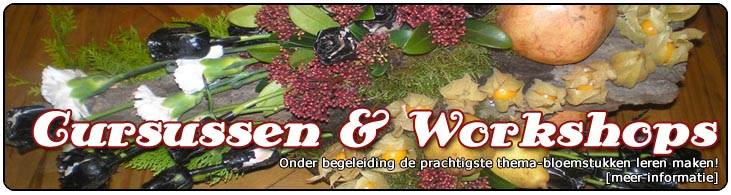 Workshops en Cursussen volgen bij Bloemsierkunst Yana Groningen